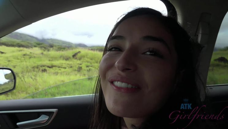 You fuck Emily in the back of the car and fill her pussy with cum.